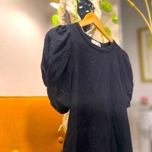 Everleigh Black Twist Short Sleeve Top